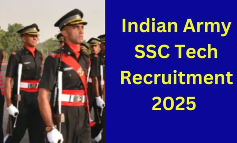 Indian Army SSC Tech Recruitment 2025 Notification Released for 379 Posts, Apply Online