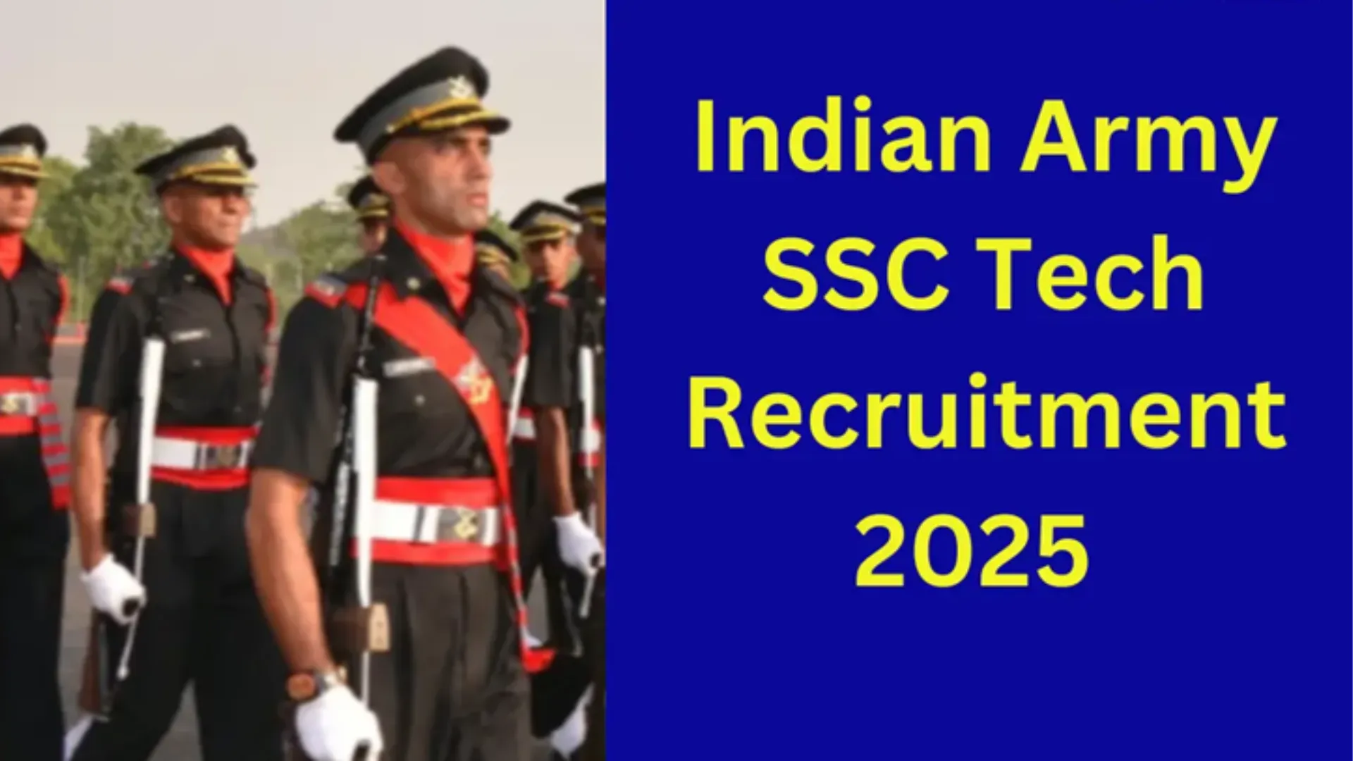 Indian Army SSC Tech Recruitment 2025 Notification Released for 381 Posts, Apply Online