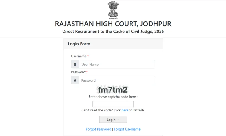 Rajasthan High Court Civil Judge Exam Date and Admit 2025 Released for 44 Post, Download Now