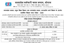 MPESB Primary School Teacher (PSTST) Recruitment 2025 Notification Released for Posts, Apply Online