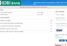 IDBI Bank Junior Assistant Manager (JAM) Recruitment 2025 Download Admit Card for 676 Posts