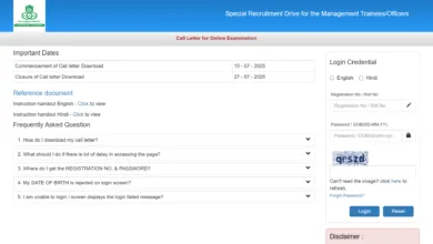Rashtriya Chemicals and Fertilizers Limited (RCFL) Management Trainee and Officer Exam Admit Card 2025 Released, Download Now