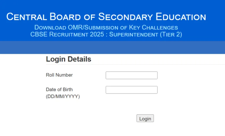 CBSE Junior Assistant and Superintendent Answer Key 2025 Released, Check From This Link