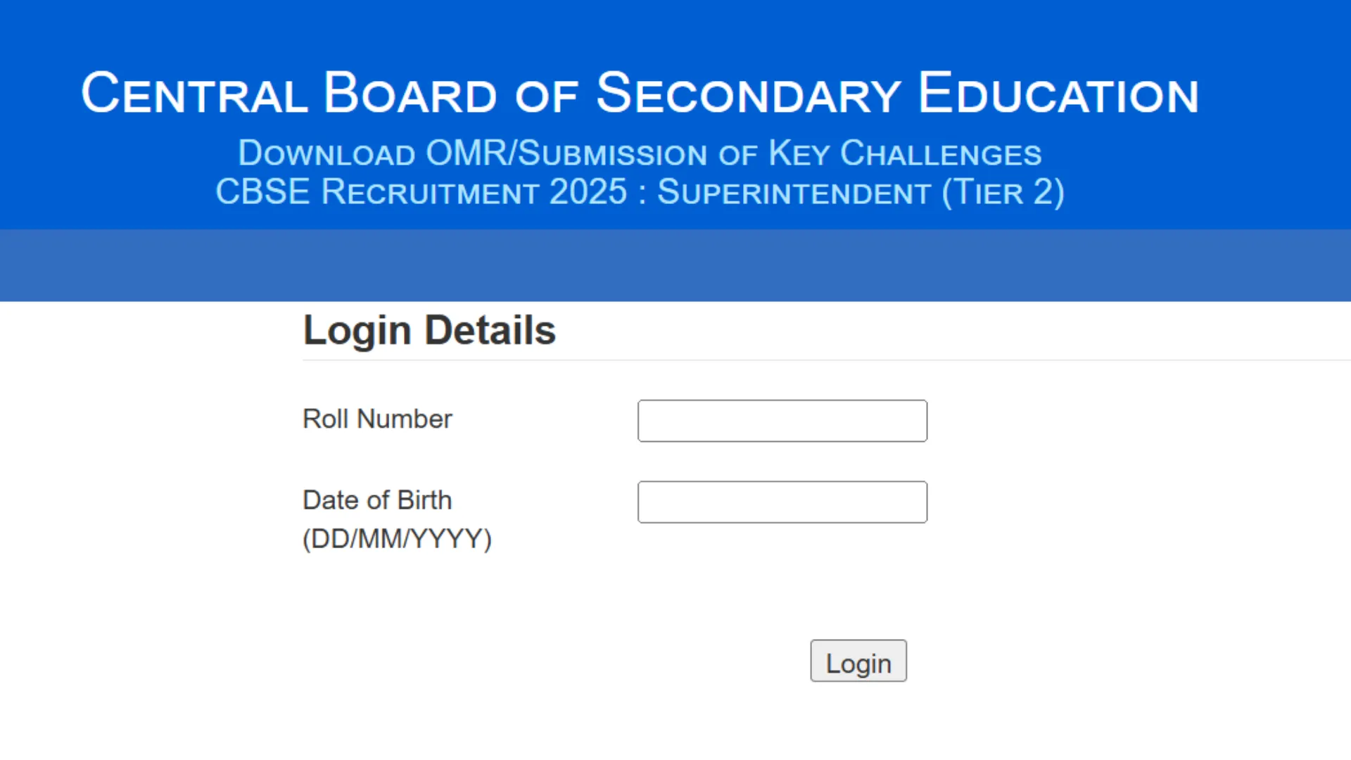 CBSE Junior Assistant and Superintendent Answer Key 2025 Released, Check From This Link