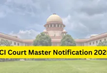 Delhi SCI Court Master Recruitment 2025 Notification Released and Apply Online