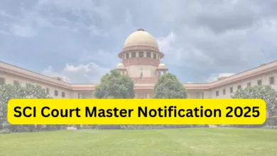 Delhi SCI Court Master Recruitment 2025 Notification Released and Apply Online