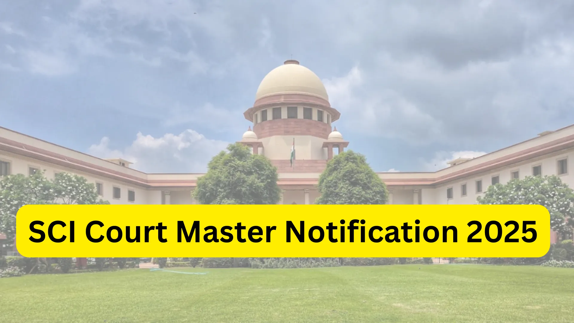 Delhi SCI Court Master Recruitment 2025 Notification Released and Apply Online