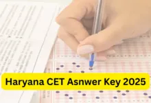Haryana HSSC Common Eligibility Test (CET) Answer Key 2025 Released, Check Score Card, PDF Download, Direct Link
