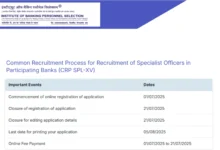 IBPS Specialist Officer (SO) Recruitment 2025 Notification Released and Apply Online for 1007 Posts
