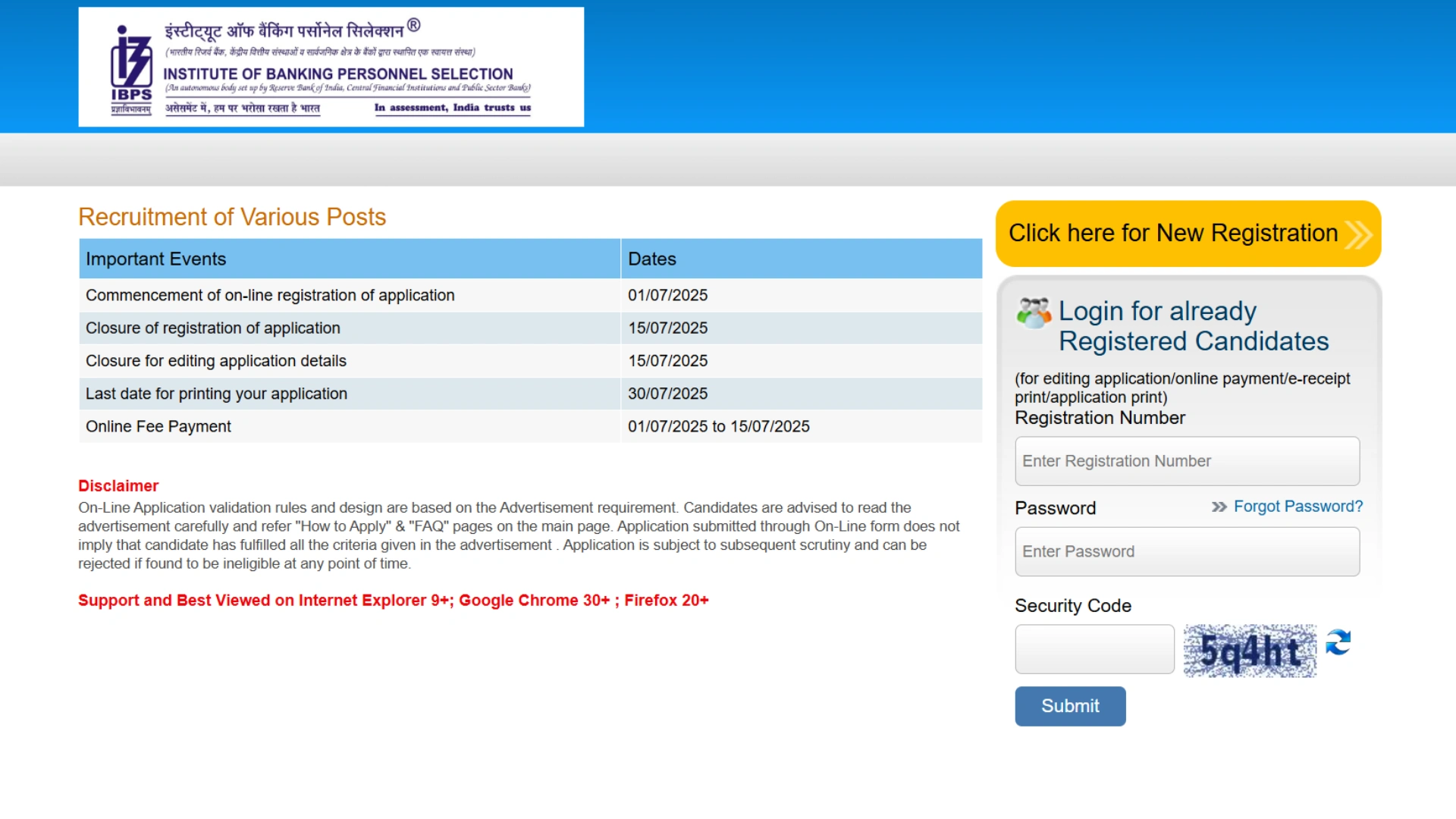 IBPS Hindi Officer Recruitment 2025 Notification Released and Apply Online