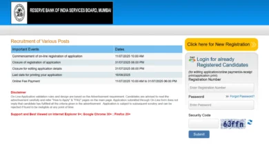 RBI Officer Grade A & B Recruitment 2025 Notification Released and Apply Online