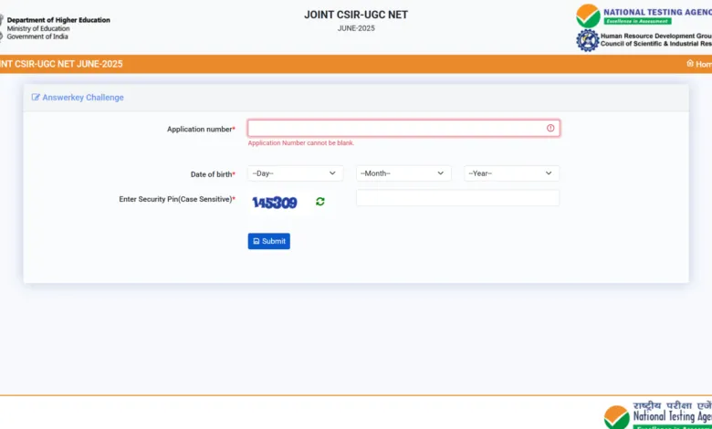 NTA CSIR UGC NET June 2025 Exam Answer Key Released, Check From This Link