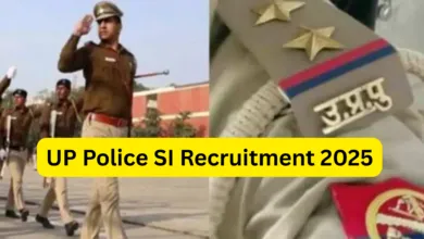 UP Police Sub Inspector (SI) Recruitment 2025 Notification Released for 4543 Posts, Apply Online