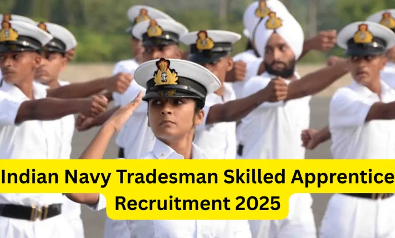 Indian Navy Tradesman Skilled Apprentice Recruitment 2025 Notification Released and Apply Online for 1266 Posts