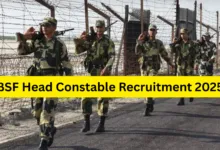 BSF Head Constable (RO/RM) Recruitment 2025 Notification Released for 1121 Posts, Apply Online