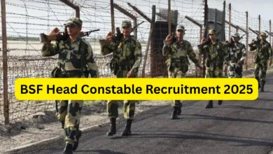 BSF Head Constable (RO/RM) Recruitment 2025 Notification Released for 1121 Posts, Apply Online