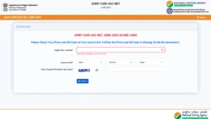 NTA CSIR UGC NET June 2025 Result / Score Card Released, Check From This Link