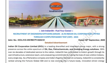 IOCL Engineer Recruitment 2025 Notification Released and Apply Online for Various Posts
