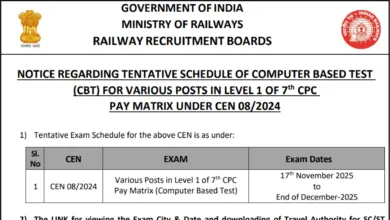Railway RRB Group D Exam Date and Admit Card 2025 Released, Check Now