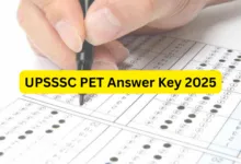 UPSSSC UP Preliminary Eligibility Test (PET) Answer Key 2025 Released, Check Now