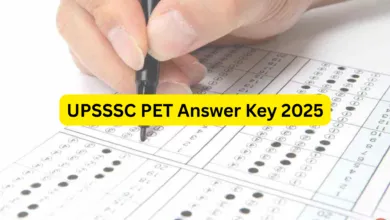 UPSSSC UP Preliminary Eligibility Test (PET) Answer Key 2025 Released, Check Now