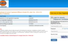 IOCL Junior Engineer Recruitment 2025 Notification Released and Apply Online