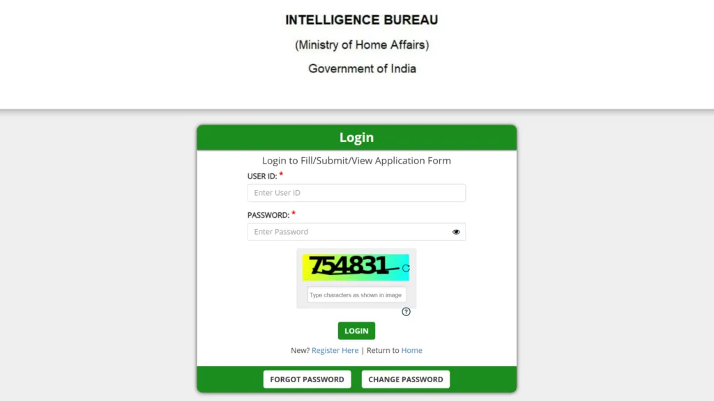 Intelligence Bureau (IB) Security Assistant/Executive Exam Date and Admit Card 2025 Released for 4987 Posts