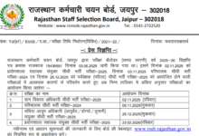 Rajasthan RSSB Lab Attendant Exam Date and Admit Card 2025 Released for 54 Posts, Check Now