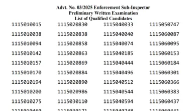BPSSC Bihar Police Enforcement Sub Inspector (ESI) Exam Result 2025 Released, Check Now