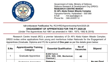 DRDO Apprentice Recruitment 2025 Notification Released for 195 Posts, Apply Online
