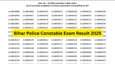 Bihar Police Constable Exam Result 2025 Released for 19838 Posts, Check Now