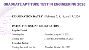 GATE 2026 Notification Released – Check Important Dates and Schedule