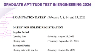 GATE 2026 Notification Released – Check Important Dates and Schedule