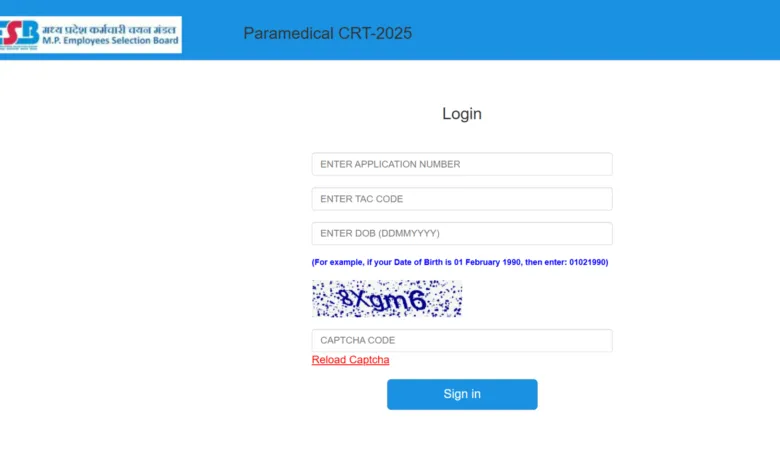 MPESB Group-5 Paramedical Staff (752 Posts) Exam Answer Key 2025 Released, Check From This Link