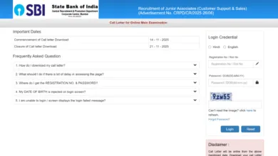 SBI Bank Clerk Prelims Exam Date and Admit Card 2025 Released for 5583 Posts, Check Now