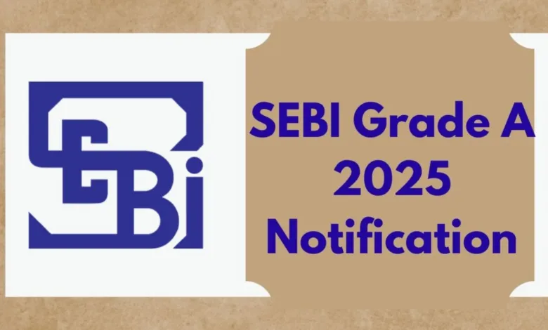 SEBI Grade A (Assistant Manager) Recruitment 2025 Notification Released for 110 Posts, Apply Online