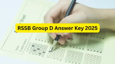Rajasthan RSSB Group D (53749 Posts) Answer Key 2025 Released, Check From This Link