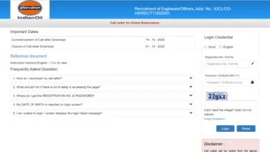 IOCL Engineer / Officer Admit Card 2025 Released, Download Now