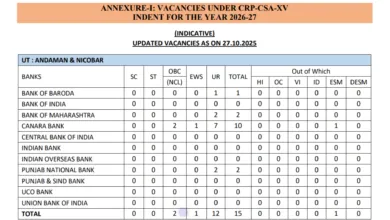 IBPS Clerk CRP-XV Recruitment 2025 Notification Released and Apply Online for 13533 Posts