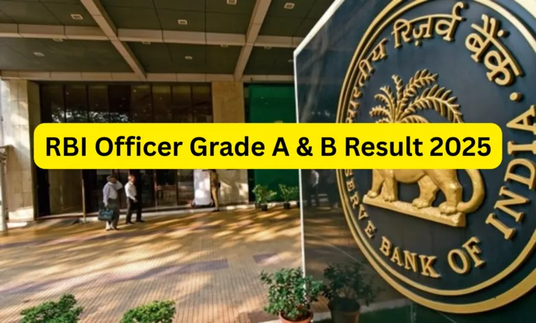 RBI Officer Grade A & B (28 Posts) Exam Result 2025 Released, Check Now