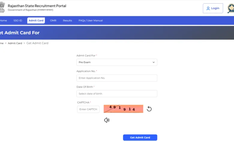 RPSC Junior Legal Officer Exam Date & Admit Card 2025 Released, Check Now