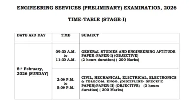 UPSC Engineering Services Examination (ESE-474 Posts) 2026 Exam Date & Admit Card Released, Check Now