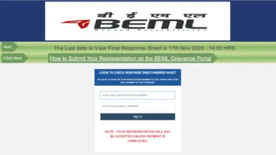 BEML Various Posts Exam Answer Key 2025 Released, Check From This Link