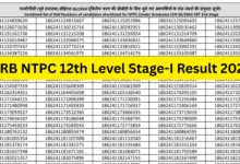 Railway RRB NTPC (12th Level) Exam Result 2025 Released, Download Merit List & Cutoff PDF