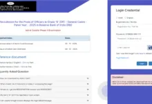 RBI Grade B Officer (120 Posts) Exam Admit Card 2025 Released, Download Now