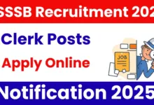 PSSSB Clerk Recruitment 2025 Notification Released and Apply Online for 98 Posts