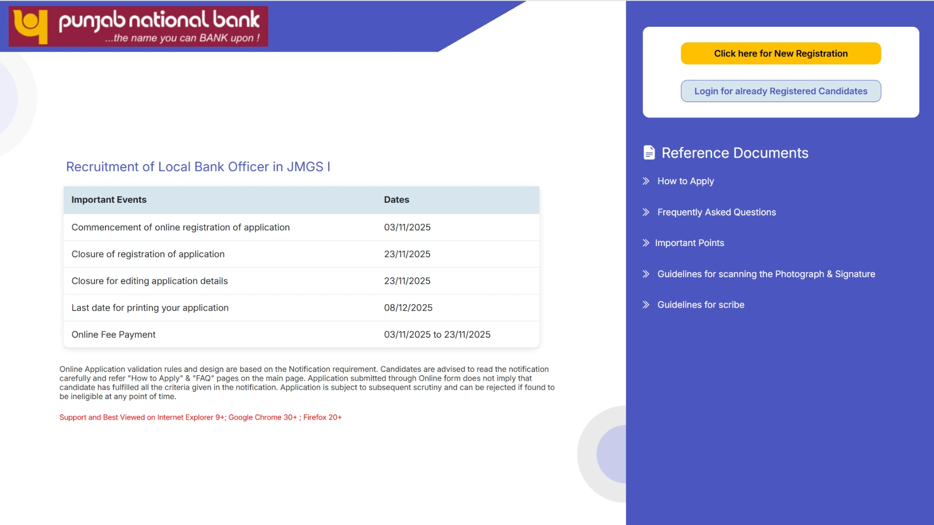 Punjab National Bank (PNB) Local Bank Officer (LBO) Recruitment 2025 Notification Released and Apply Online for 750 Posts