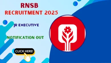RNSB Junior Executive Recruitment 2025 Notification Released and Apply Online