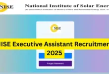 Gurugram NISE Executive Assistant Recruitment 2025 Notification and Online Form