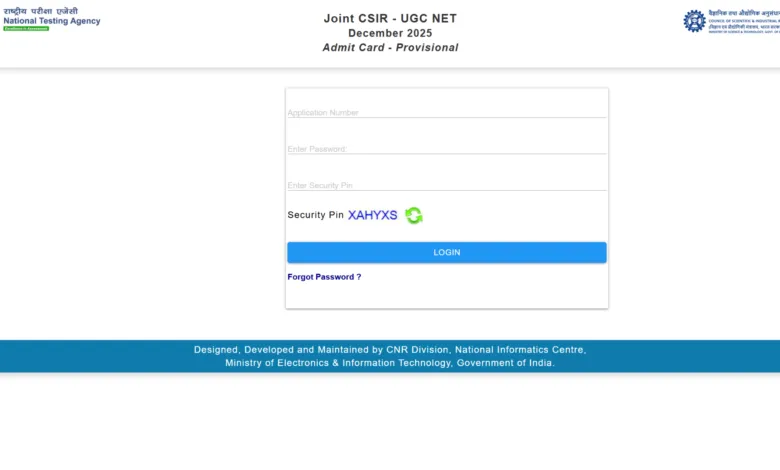 NTA CSIR UGC NET December 2025 Exam Date & Admit Card Released, Check Now
